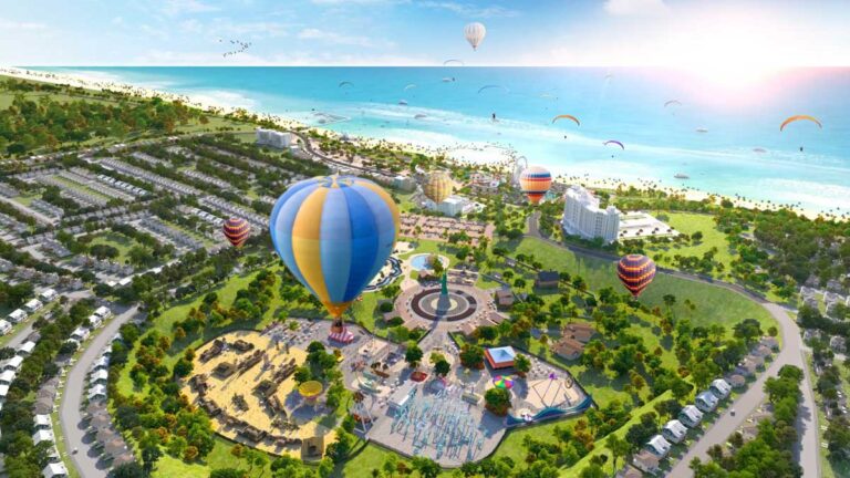 Quảng trường biển tại King Sea Phan Thiết